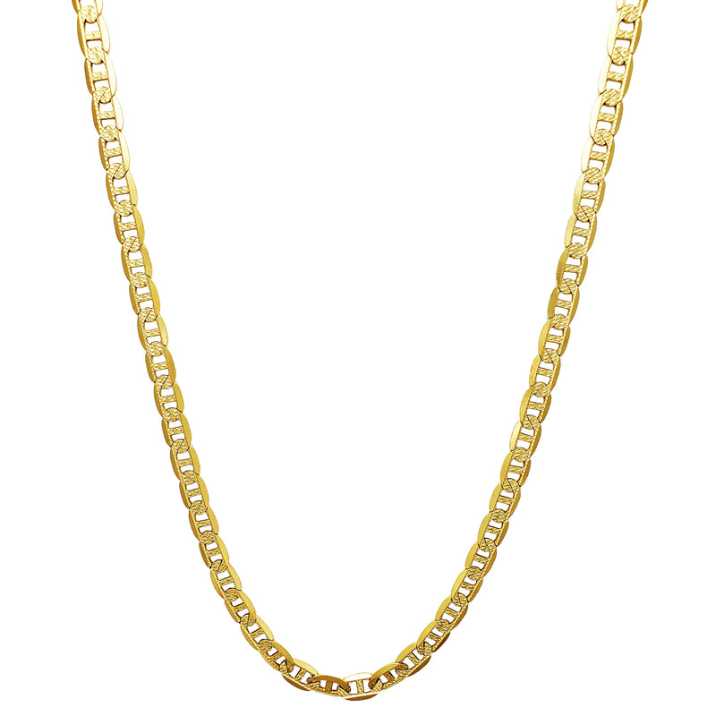 Carved Mariner/Gucci Chain (14K) Popular Jewelry New York
