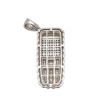 Mobil Telefon CZ Kulonu (Gümüş) Popular Jewelry New York