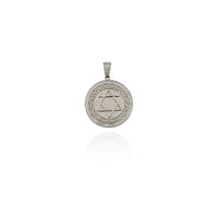 Circular Star of David CZ Pendant (Silver) New York Popular Jewelry