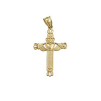 Pendentif croix de Claddagh (14K) Popular Jewelry New York