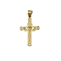 Claddagh Cross Pendanti (14K) Popular Jewelry Niu Yoki