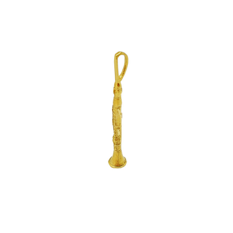 Clarinet Pendant (14K) Popular Jewelry New York