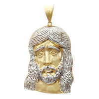 Close-Back Jesus Head Pendant (14K) Popular Jewelry New York