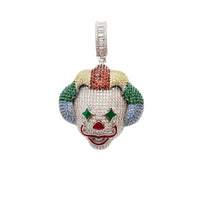 Iced-Out Pride Pennywise kulons (sudrabs)