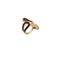 Color Swap Snake CZ Ring (14K)