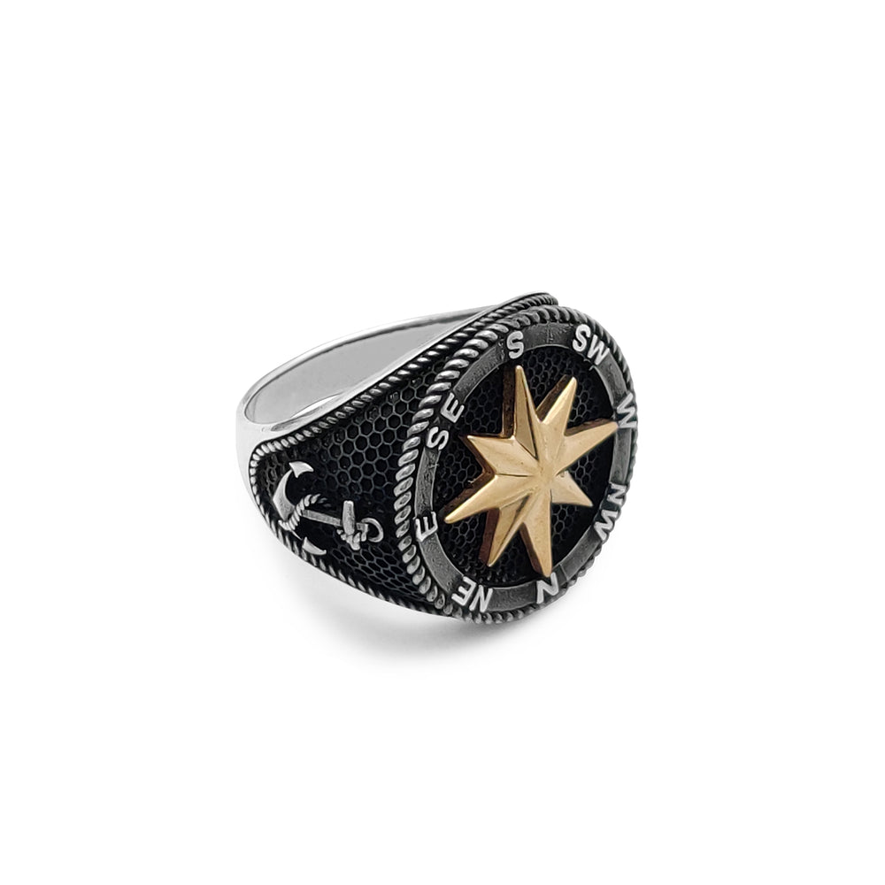Compass Ring (Silver) Popular Jewelry New York