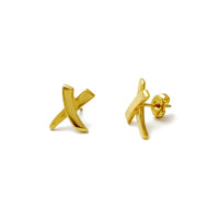 Criss Cross -korvakorut (18K) Popular Jewelry New York
