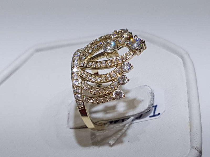 Unique Cocktail Wedding Ring | Ouros Jewels