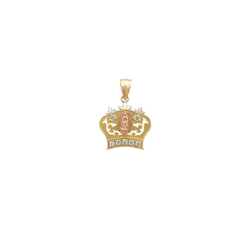 Crown Virgin Mary Pendant (14K) Popular Jewelry New York