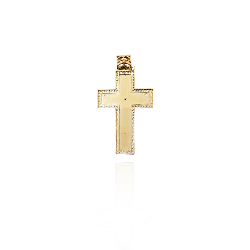 Crucified Jesus CZ Pendant (14K) New York Popular Jewelry