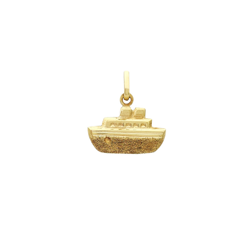 Cruise Ship Pendant (14K) Popular Jewelry New York