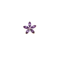 Crystal Petals CZ Pendant (14K)