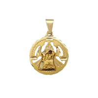 Привезак медаљон Свете Барбаре Д-цутс (14К) Popular Jewelry ЦА