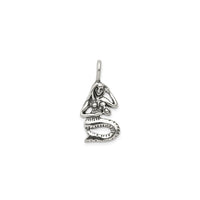 Antiqued Mermaid Pendant (Silver)