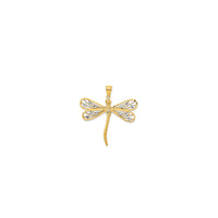 Two Tone Dragonfly Charm (14K)