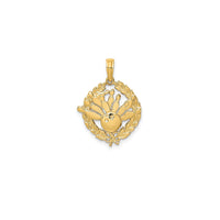 Leaf Frame Bowling Pendant (14K)