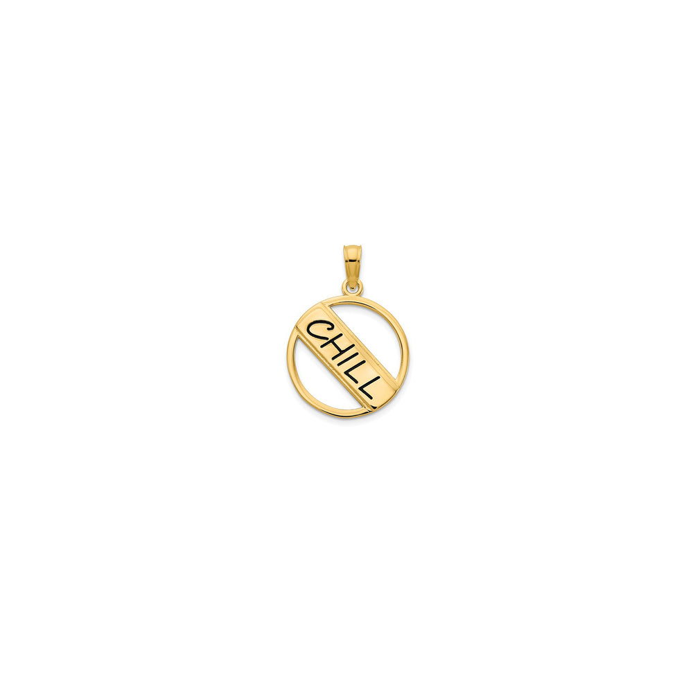 Chill Regal Round Medallion Pendant (14K)