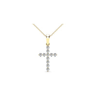 Diamond Cross Pendant (14K)