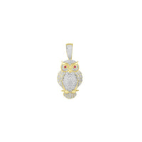 Diamond Owl Pendant (14K)