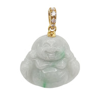 Diamond Jade Pendant (14K)