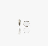 Diamond Double-Row Mini-Prong Huggie Earrings (14K)