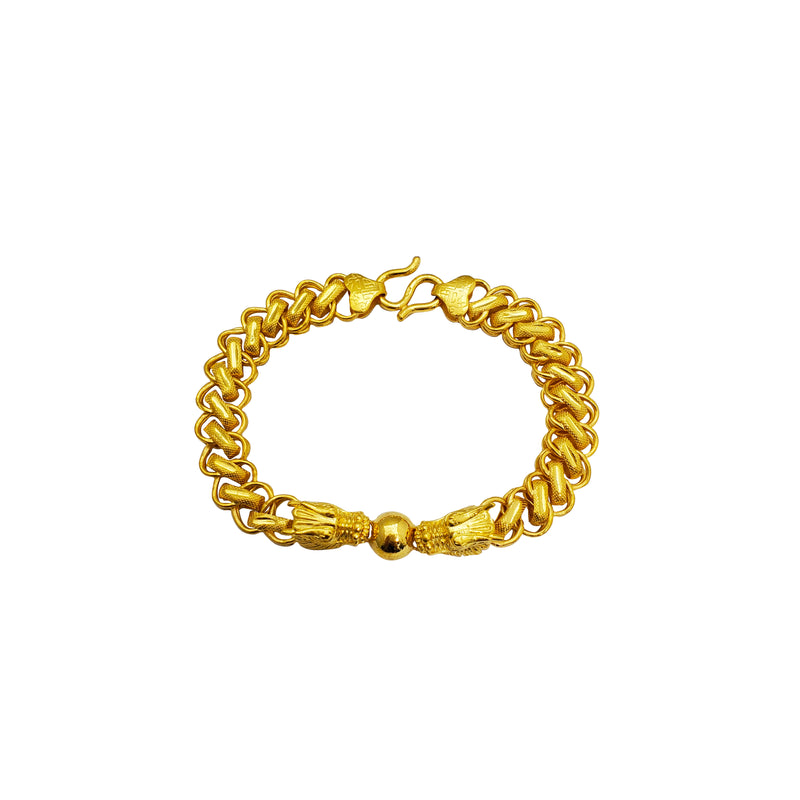 Double Head Dragon Bracelet (24K)