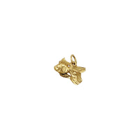 ダイヤモンドカットのゴールデンフィッシュペンダント（14K） Popular Jewelry ニューヨーク