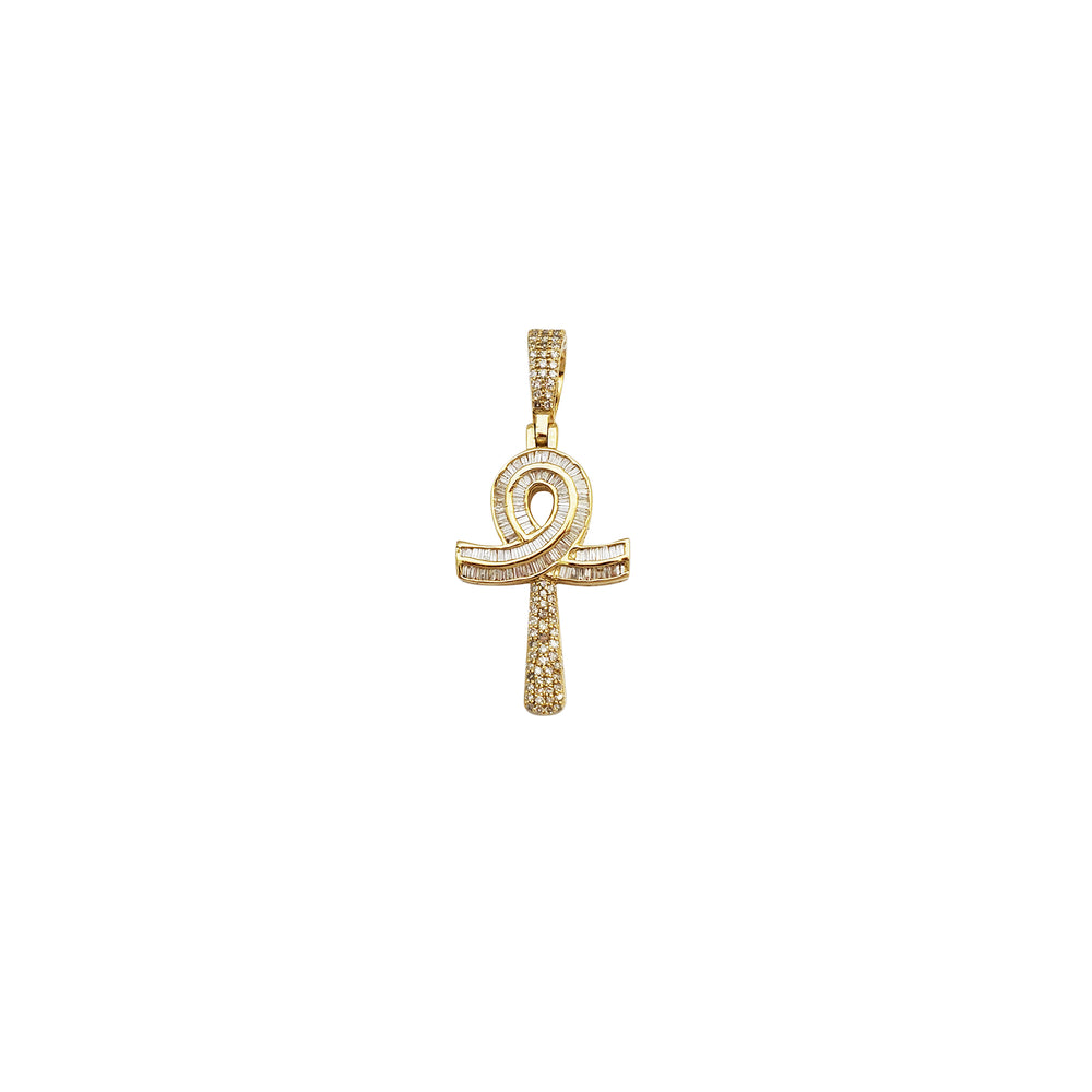Diamond Ankh Pendant (14K)