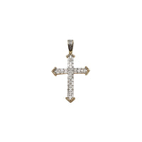 Diamond Arrow Cross Pendant (14K)
