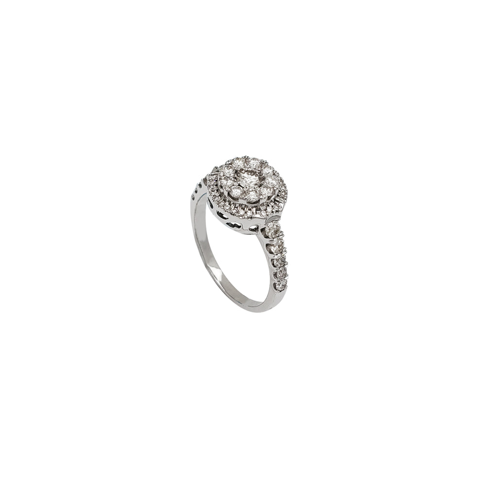 Diamond Cake Wedding Ring (14K)