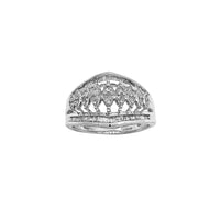 Diamond Cocktail Lady Ring (10K) Popular Jewelry NY