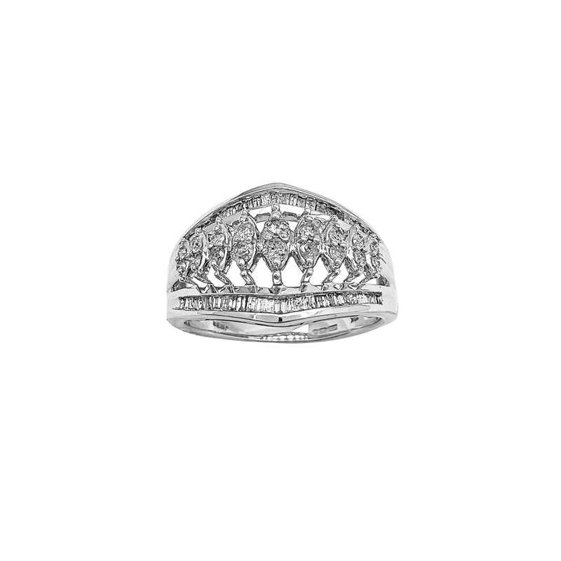 Diamond Cocktail Lady Ring (10K) Popular Jewelry New York