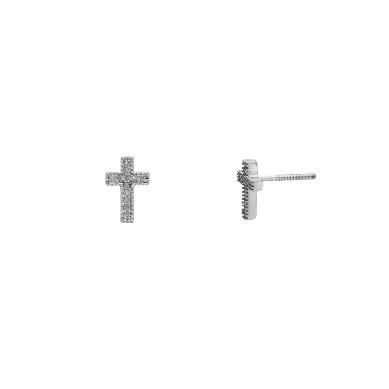 Cross Diamond Earring (14K)
