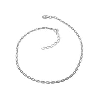 Diamant Cuts Beads Anklet (Silver) Popular Jewelry Ню Йорк