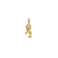 Diamond Cuts Boy Pendant (14K) Popular Jewelry New York