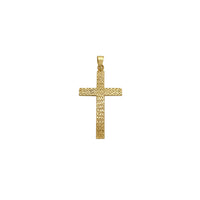 Diamond Cuts Cross Pendant (14K) Popular Jewelry New York