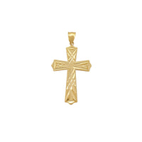 Diamond Cuts Cross Pendant (14K) Popular Jewelry New York