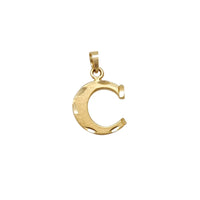 Diamond-Cut Letter/Initial Pendant (14K)