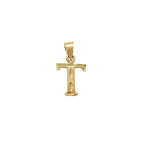 Diamond-Cut Letter/Initial Pendant (14K)