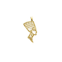 Olmosdan kesilgan Nefertiti pendant (14K) Popular Jewelry Nyu-York