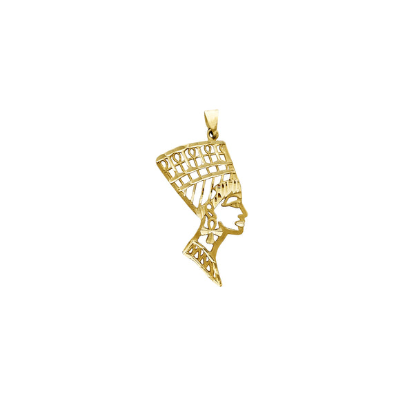 Diamond Cuts Nefertiti Pendant (14K) Popular Jewelry New York