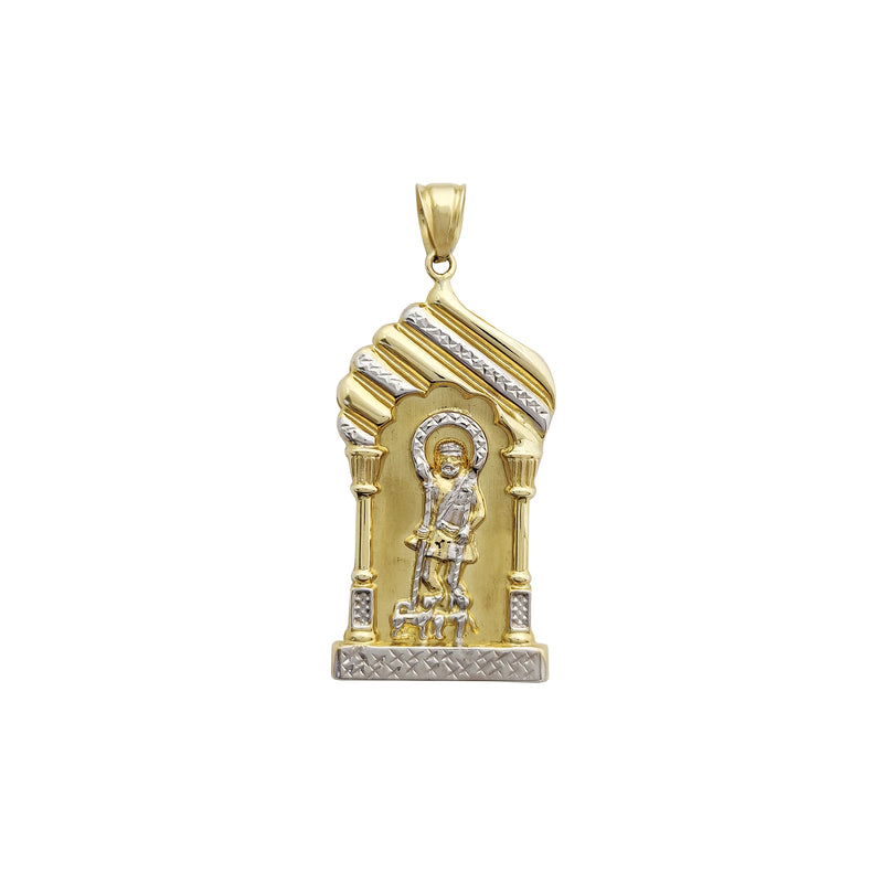 Diamond Cuts Shrine Saint Lazarus Pendant (14K) Popular Jewelry New York