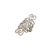 Diamond Floral Hearts Ring (14K)