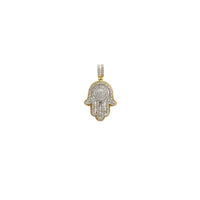 Diamond Iced-Out Hamsa Hand Pendant (14K) Popular Jewelry New York