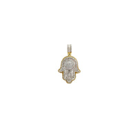 Diamentowy wisiorek z lodem Hamsa (14K) Popular Jewelry I Love New York