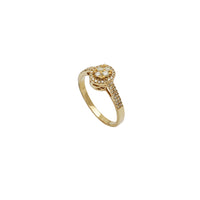 Diamond Oval Wedding Ring (14K)