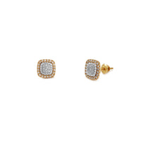 Diamantni uhani v obliki blazine (14K) Popular Jewelry NY