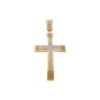 Diamond Pave Setting Cross Pendant (14K) Popular Jewelry New York