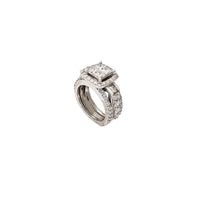 Свршенички прстен од дијамантска сцена (14K)