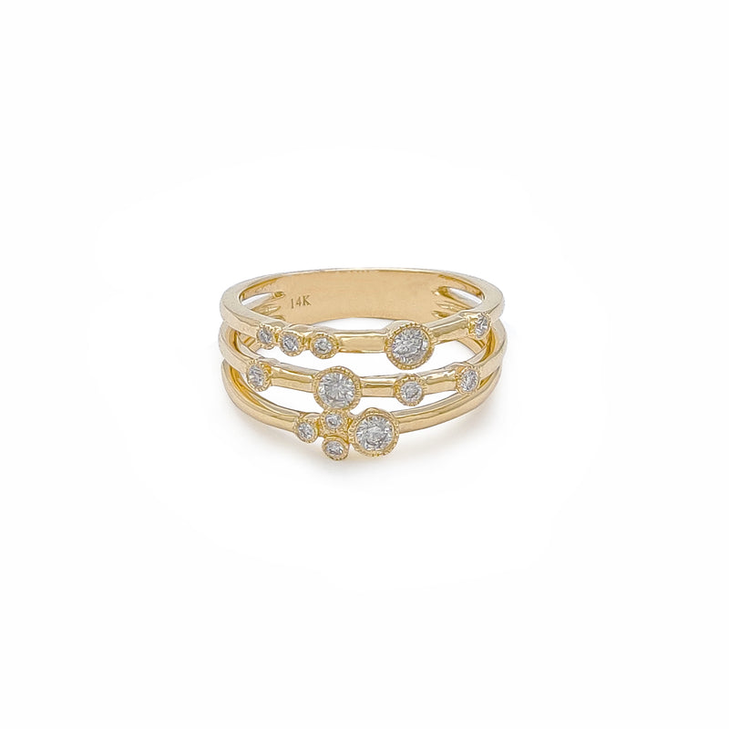 Diamond Starry Ring (14K) Popular Jewelry New York
